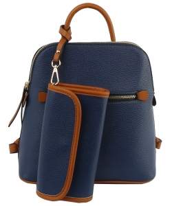Fashion 2-in-1 Backpack LQF050 NAVY